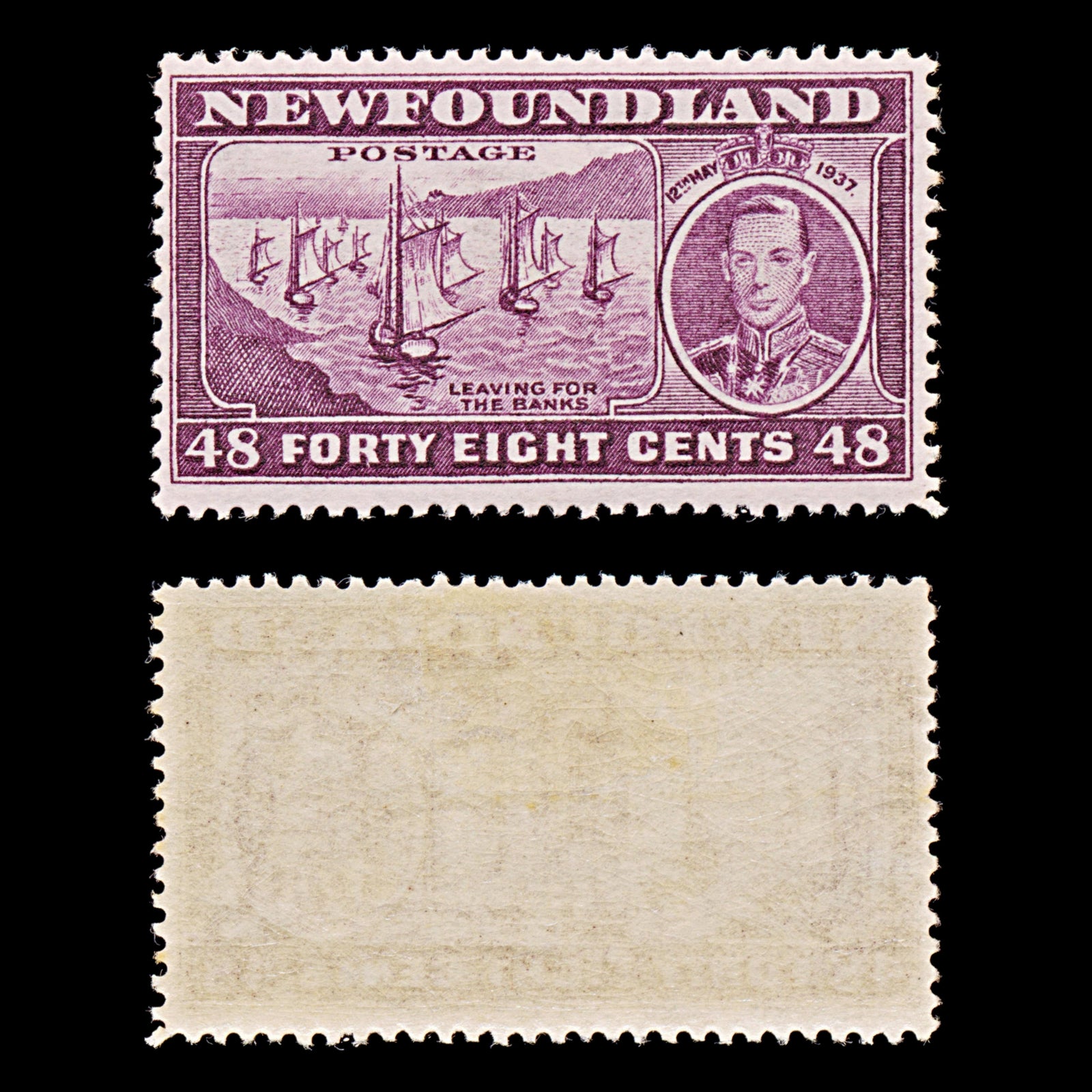 8006: Newfoundland SG267c P13½ 1937 Mi231A Mint MH C£17