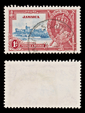 8014: Jamaica SG114/117 Jubilee Set of 4 1935 Sc#109/112 Mi111/114 Used C£40