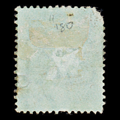 8028: Nigeria SG11 10s Red & Bluish green 1914 Sc#17 Mi11ay Used C£180, view 4