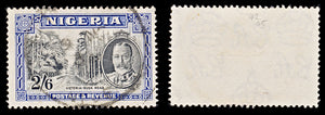 8043: Nigeria SG42 2s6d Blue & Black 1936 Sc#46 Mi39 Used C£45