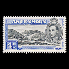 8050: Ascension Island SG42c 4d Black & Blue 1940 Sc#44Bd Mi47A Mint MLH C£18, view 3