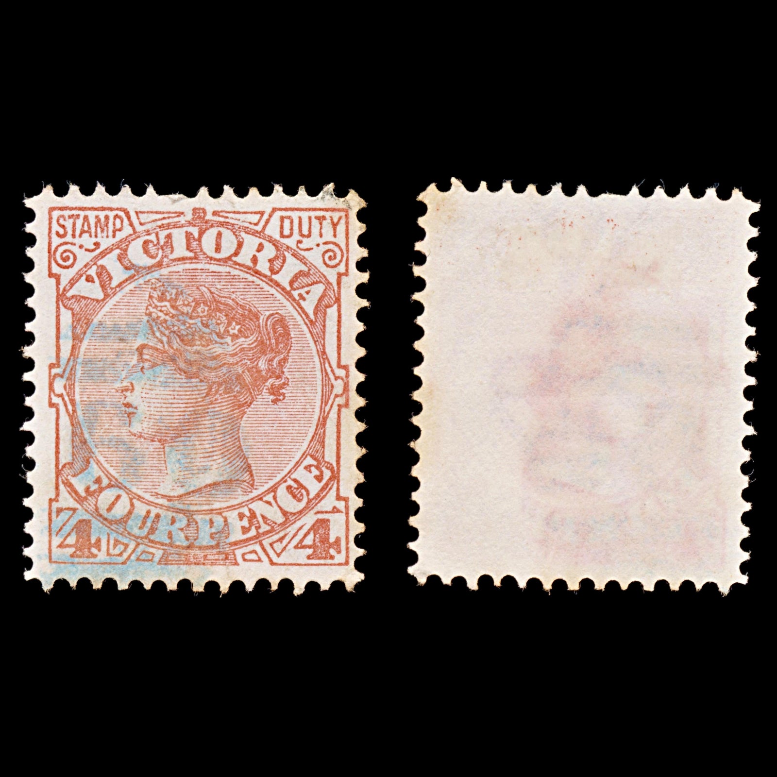 8053: Victoria SG316 Blue Postmark 1887 Sc#163 Mi103 Used
