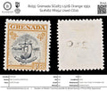 8055: Grenada SG183 1.50$ Orange 1951 Sc#162 Mi154 Used C£10