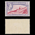 8058: Gibraltar SG126c 6d Grey violet & Scarlet 1942 Sc#113 Mi112D Mint MH C£14