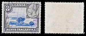 8067: KUT SG120 3s Blue & Black 1935 Sc#56 Mi41A Used C£15