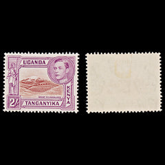 8069: KUT SG146b 2s Brown & Red violet 1944 Sc#81 Mi67D Mint MLH C£50, view 2