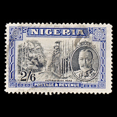 8080: Nigeria SG42 2'6s Blue & Black 1936 Sc#46 Mi39 Used C£45, view 3