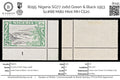 8095: Nigeria SG77 2s6d Green & Black 1953 Sc#88 Mi80 Mint MH C£20