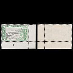 8095: Nigeria SG77 2s6d Green & Black 1953 Sc#88 Mi80 Mint MH C£20, view 1
