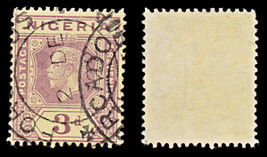 8101: Nigeria SG5e 3d Purple 1921 Used C£15