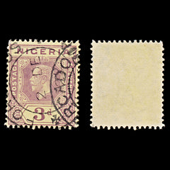 8101: Nigeria SG5e 3d Purple 1921 Used C£15, view 2