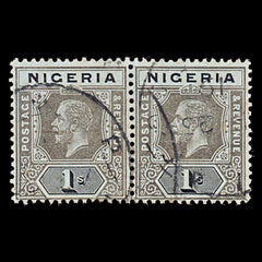 8102: Nigeria SG8 1s Black 1914 Sc#15 Mi8ay Used C£46, view 3