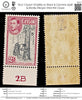 8117: Ceylon SG386a 2c Black & Carmine 1938 Sc#278a Mi230C Mint MH C£120