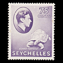 8124: Seychelles SG145a Flaw on Oval 1941 Sc#143a Mint MLH C£35, view 3