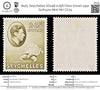 8125: Seychelles SG148 2.25R Olive brown 1941 Sc#147a Mint MH C£75