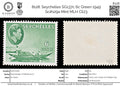 8128: Seychelles SG137c 6c Green 1949 Sc#129a Mint MLH C£23