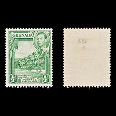 8135: Grenada SG153b ½d Yellow green 1938 Mi124a Mint MH C£13, view 2
