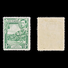 8135: Grenada SG153b ½d Yellow green 1938 Mi124a Mint MH C£13, view 3