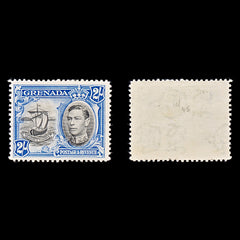 8137: Grenada SG161 2s Black & Ultramarine 1938 Sc#140 Mi132A Mint MLH C£45, view 1