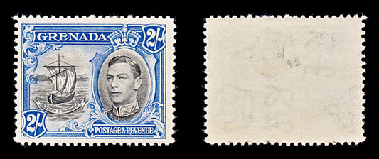 8137: Grenada SG161 2s Black & Ultramarine 1938 Sc#140 Mi132A Mint MLH C£45