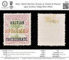 8157: North Borneo SG129 3c Green & Mauve 1901 Sc#107 Mi99 Mint MNG