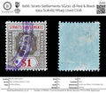 8166: Straits Settlements SG210 1$ Red & Black 1914 Sc#165 Mi149 Used C£18