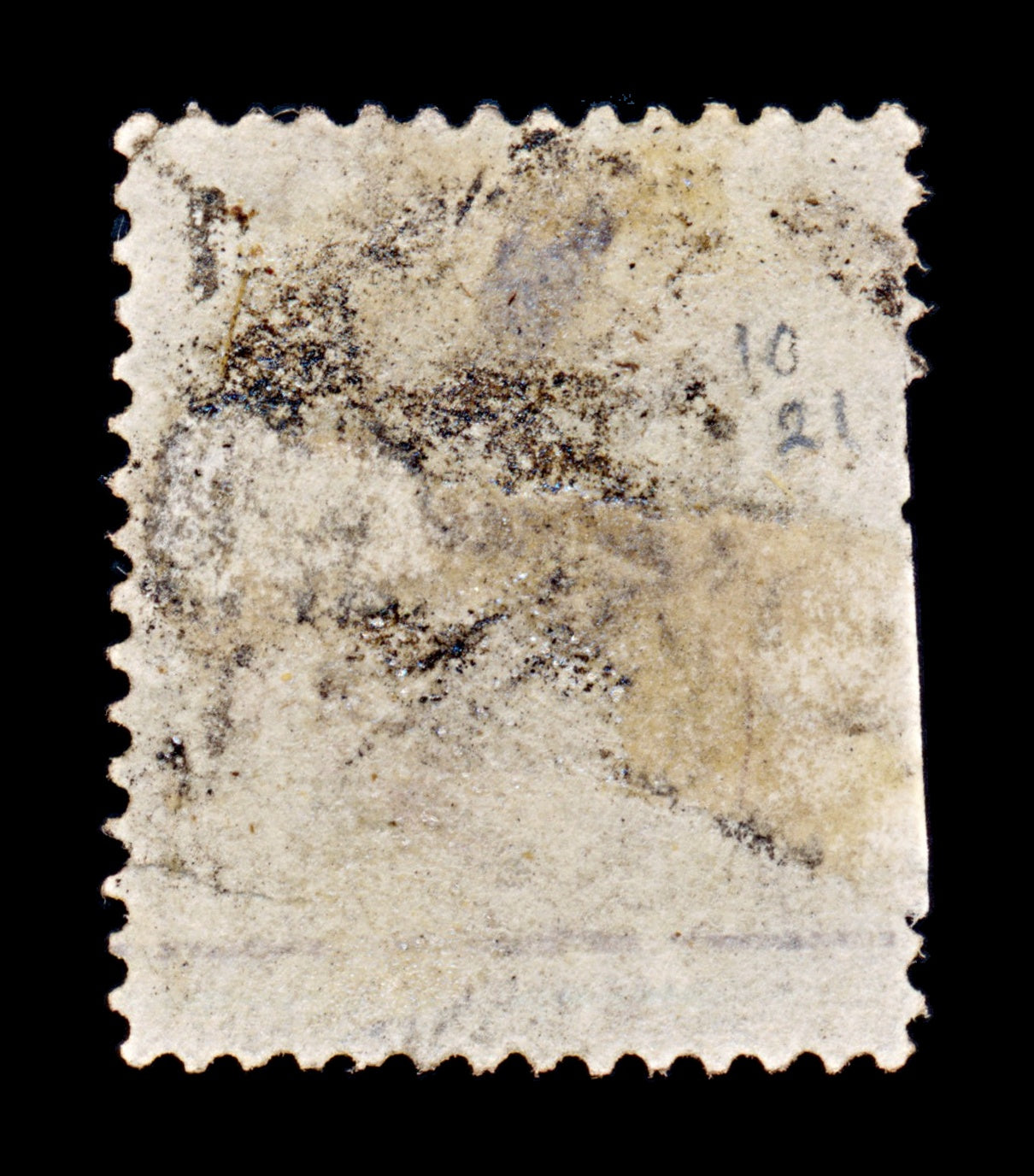 8178: Hong Kong SG10 6c Violet 1863 Sc#12 Mi10 Used C£21