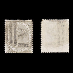8181: Ceylon SG132 96c Brown grey 1872 Sc#73 Mi54C Used C£20, view 1