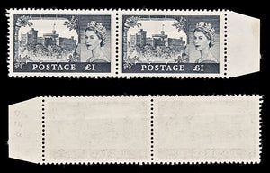 8201: GB SG539 1£ Black 1955 Sc#312 Mi281 Mint MNH C£280