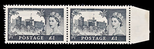 8201: GB SG539 1£ Black 1955 Sc#312 Mi281 Mint MNH C£280