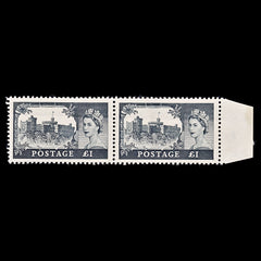 8201: GB SG539 1£ Black 1955 Sc#312 Mi281 Mint MNH C£280, view 3