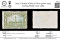8212: Canada SG285 1$ Olive green 1929 Sc#159 Mi138 Used C£85
