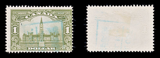 8212: Canada SG285 1$ Olive green 1929 Sc#159 Mi138 Used C£85