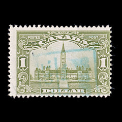8212: Canada SG285 1$ Olive green 1929 Sc#159 Mi138 Used C£85, view 3