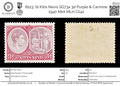 8223: St Kitts Nevis SG73a 3d Purple & Carmine 1940 Mint MLH C£42