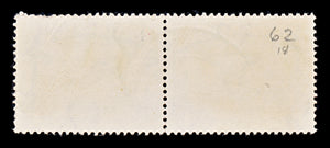 8230: South Africa SG62 2x 1s Brown & Blue 1939 Sc#62 Mi89-90 Used C£18