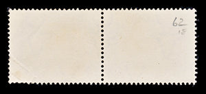 8231: South Africa SG62 2x 1s Brown & Blue 1939 Sc#62 Mi89-90 Used C£18