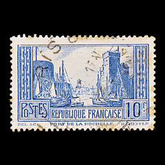 8234: France SG474a 10F Blue 1930 Sc#251A Mi241II Used C£33, view 3