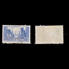 8235: France SG474b 10F Blue 1931 Sc#252 Mi241IIIa Used C£20, view 1