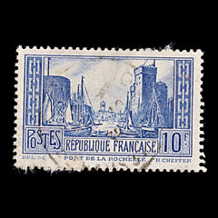 8235: France SG474b 10F Blue 1931 Sc#252 Mi241IIIa Used C£20, view 3