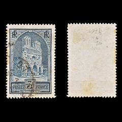 8236: France SG472b 3F Blue grey 1931 Sc#248 Mi256III Used C£30, view 1