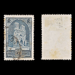 8236: France SG472b 3F Blue grey 1931 Sc#248 Mi256III Used C£30, view 2