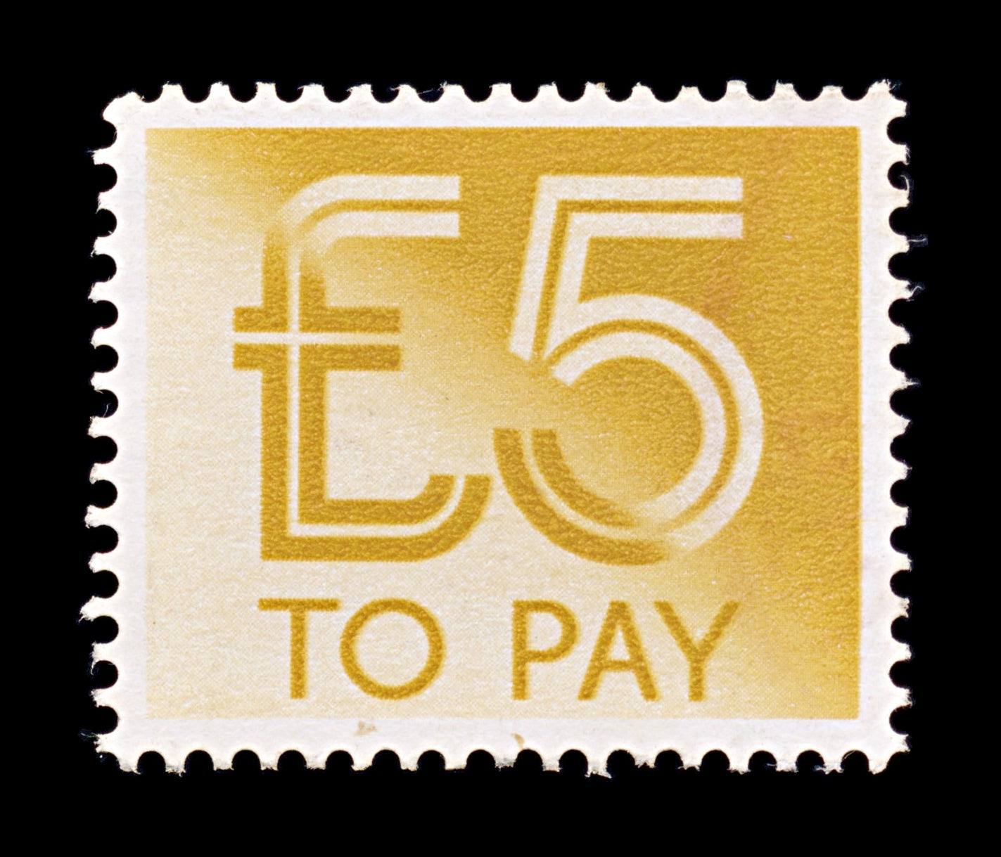 8239: GB SGD101 5£ Dull orange 1982 Sc#J103 MiP100 Mint MNG C£10