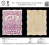 8247: Newfoundland SG133 4c Mauve 1919 Sc#118b Mint MVLH C£13