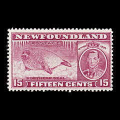 8250: Newfoundland SG263c 15c Claret 1937 Mi227A Mint MH C£26, view 3