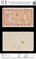 8251: Newfoundland SG258 3c Orange brown 1937 Sc#234 Mi222IA Mint MNH C£38