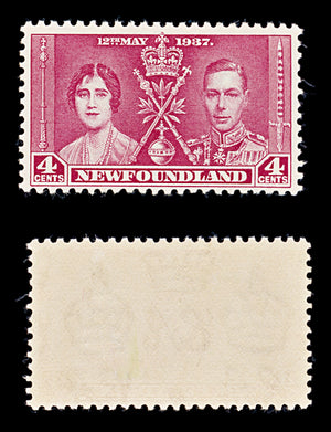 8252: Newfoundland SG254/256 2 Sets 1937 Sc#230/232 Mi218/220 Mint MH C£15