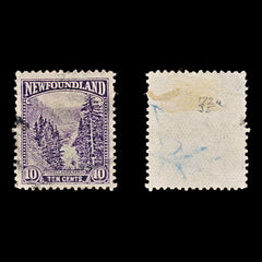 8253: Newfoundland SG172a 10c Dark violet 1928 Used C£35, view 1