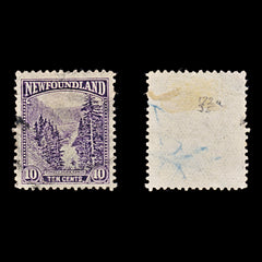 8253: Newfoundland SG172a 10c Dark violet 1928 Used C£35, view 2