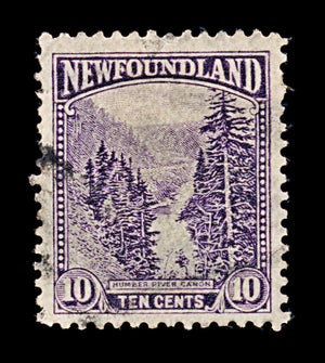 8253: Newfoundland SG172a 10c Dark violet 1928 Used C£35